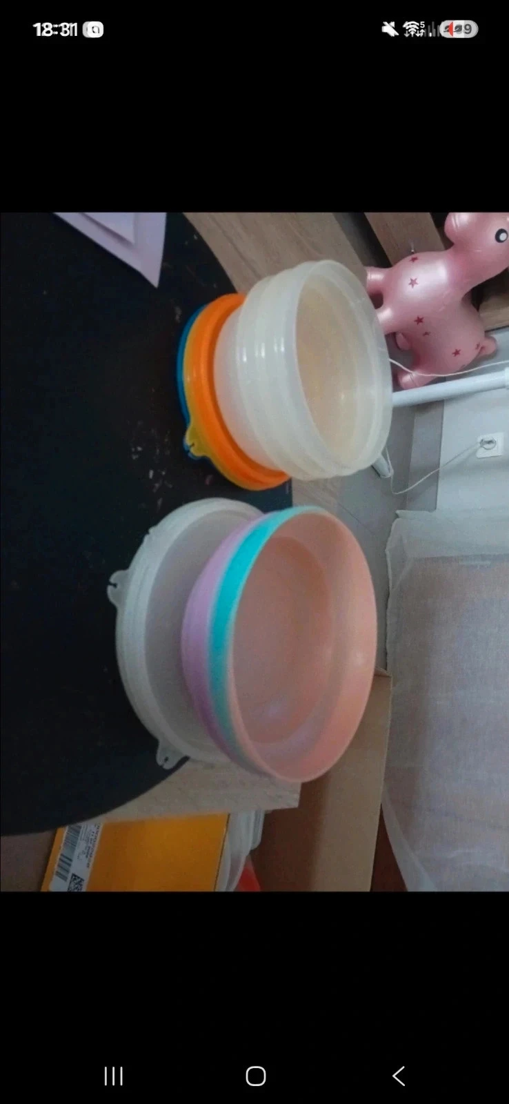 Ramequins tupperware avec couvercle